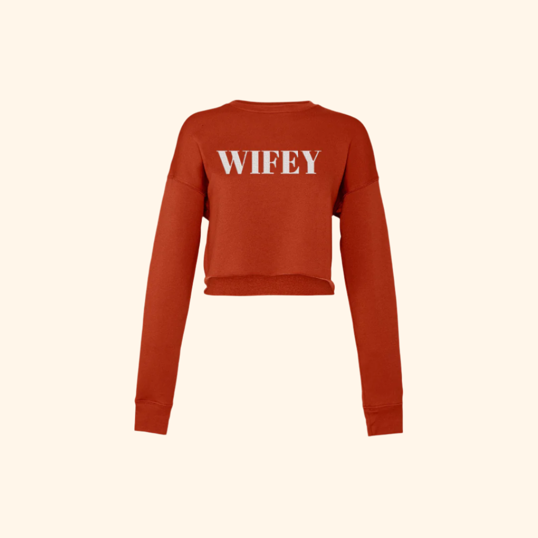 Cropped Sweatshirt - Bride & Bridesmaid Customised