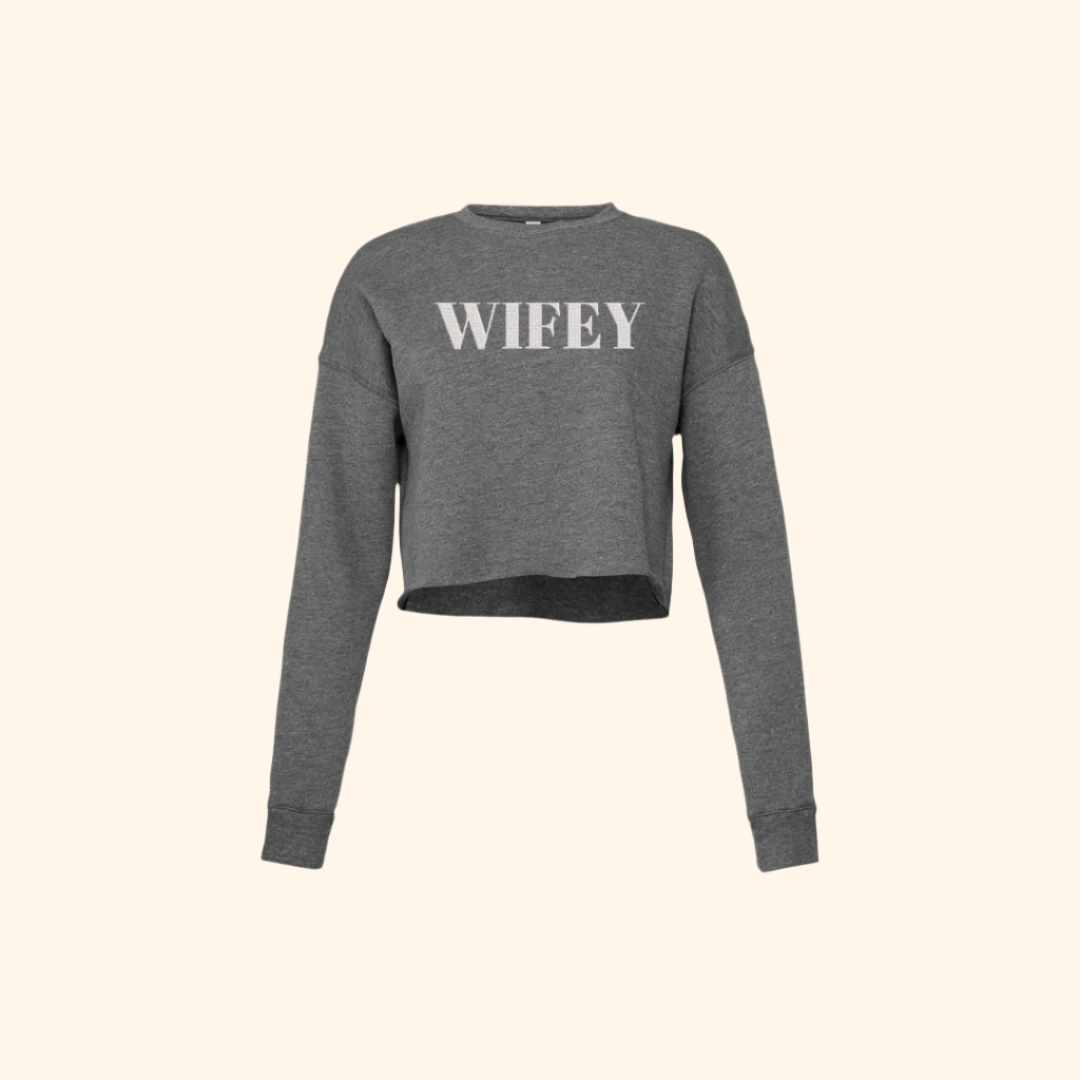 Cropped Sweatshirt - Bride & Bridesmaid Customised