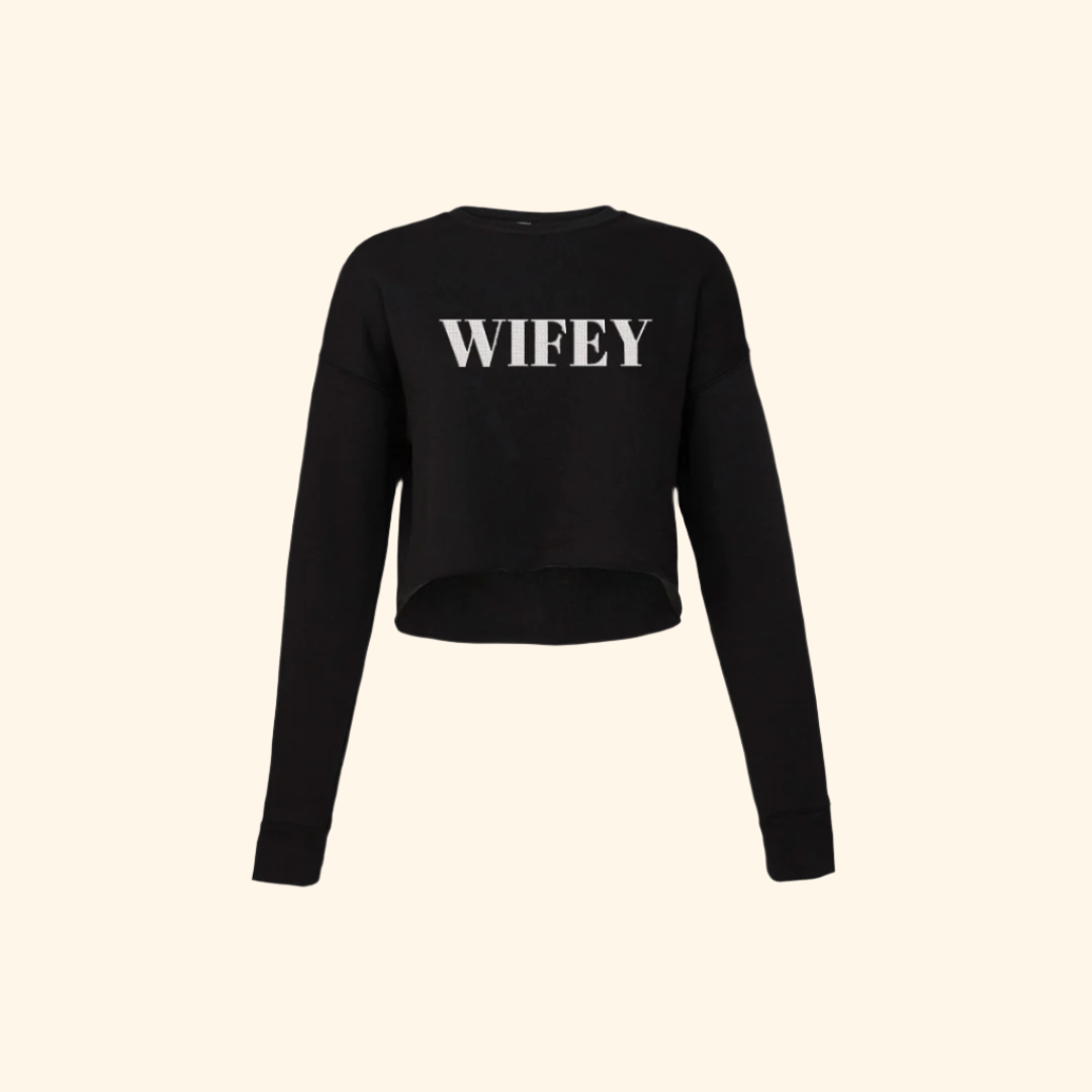 Cropped Sweatshirt - Bride & Bridesmaid Customised