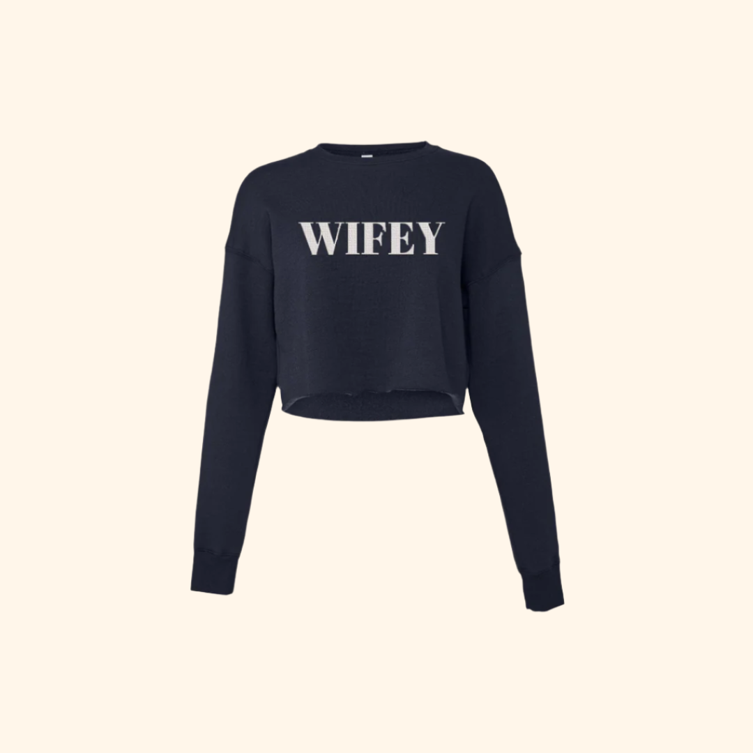 Cropped Sweatshirt - Bride & Bridesmaid Customised