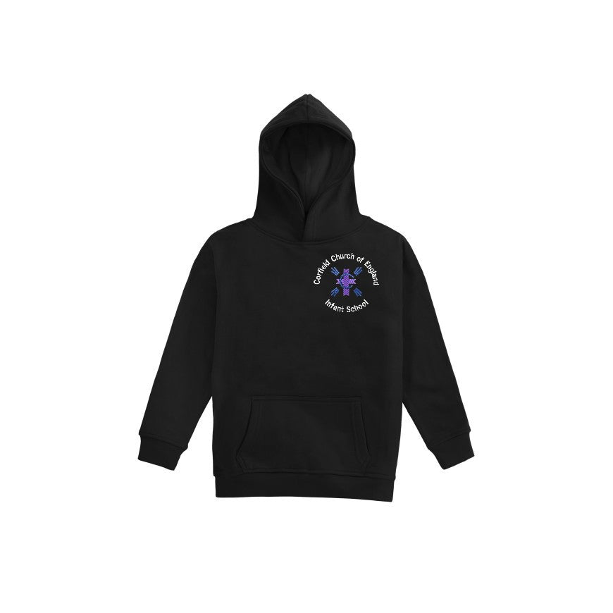 Corfield Church of England School - Hoody -Grey-Black