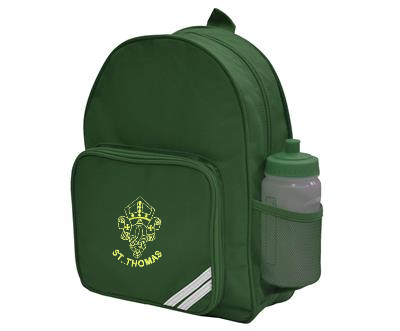 St Thomas Catholic Primary School -RuckSack - Bottle Green