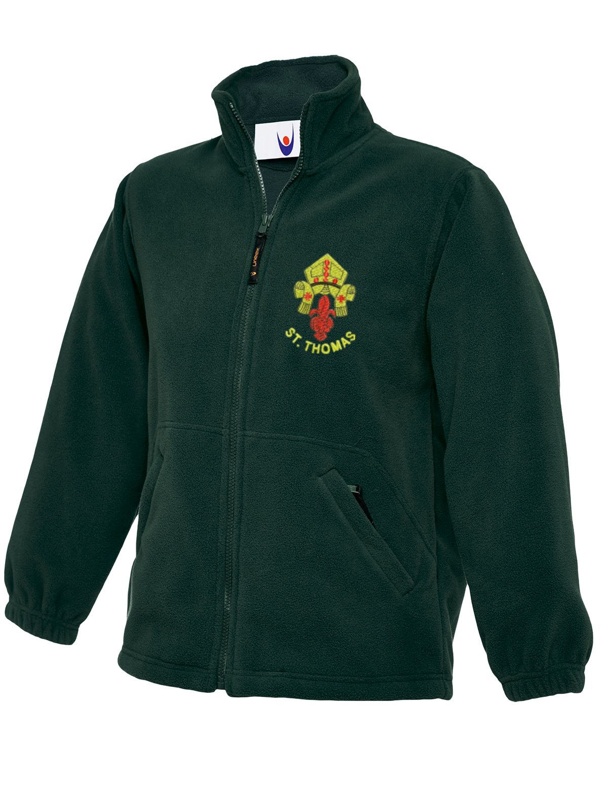 St Thomas Catholic Primary School - Fleece Jacket -Bottle Green