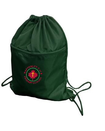Mapperley C of E Primary School -PE Kit Bag - Bottle Green