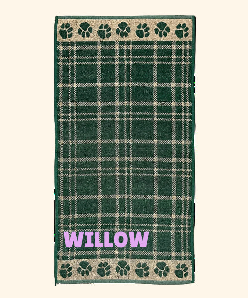 Jumbo Terry Dog Towel (with Embroidery)