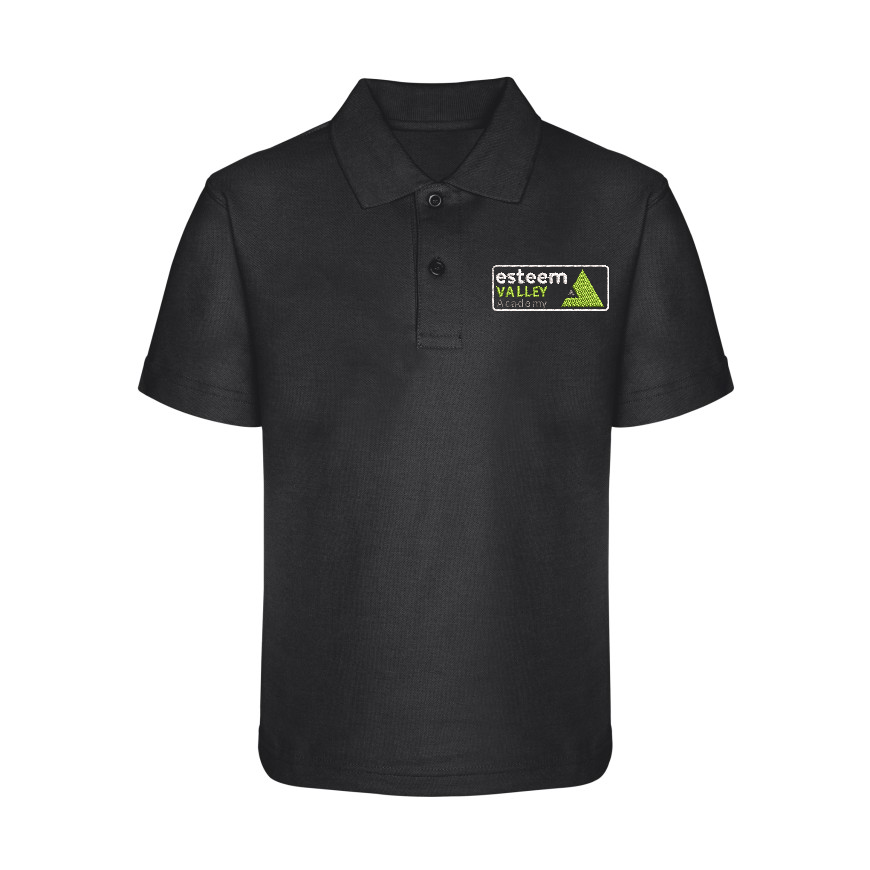 Esteem Valley Academy (Primary)- Polo Shirt - Black