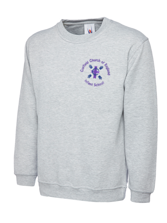 Corfield Church of England Infant School - Sweatshirt -Grey-Yellow