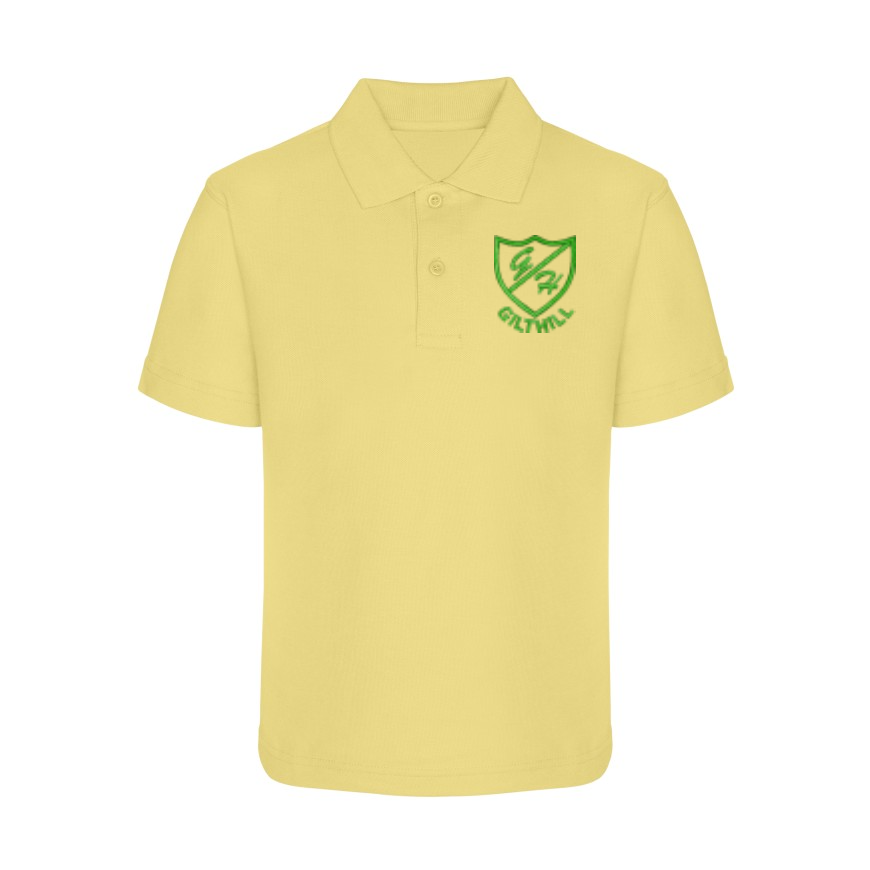 Gilthill Primary School -Polo Shirt - Pale Yellow