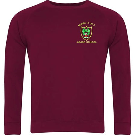 Mundy C. E. Junior School -Sweatshirt - Maroon