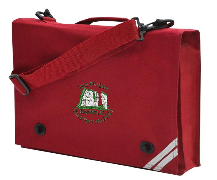 Priory Catholic Voluntary Academy -Book Bag - Red