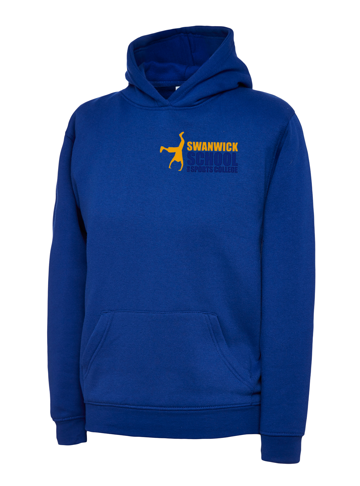 Swanwick School and Sports College - Hooded Sweatshirt - Royal Blue