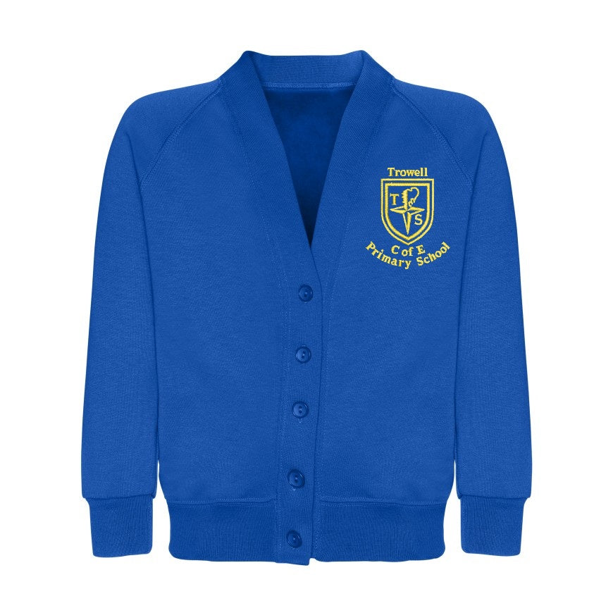 Trowell C of E Primary School - Cardigan Sweatshirt - Royal Blue
