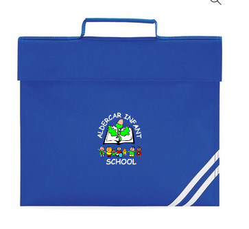Aldercar Infants School -Book Folder - Royal Blue