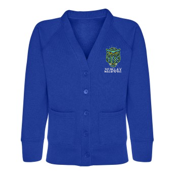 Morley Primary School -Cardigan Sweatshirt with pockets - Royal Blue