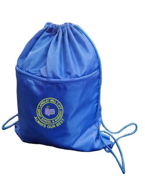 Langley Mill C of E Infant School & Nursery -PE Kit Bag- Royal Blue
