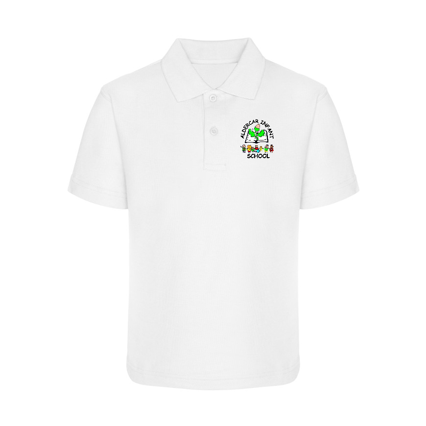 Aldercar Infants School -Polo Shirt - White