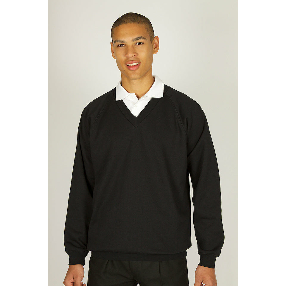 Sweatshirt - V-Neck Maroon