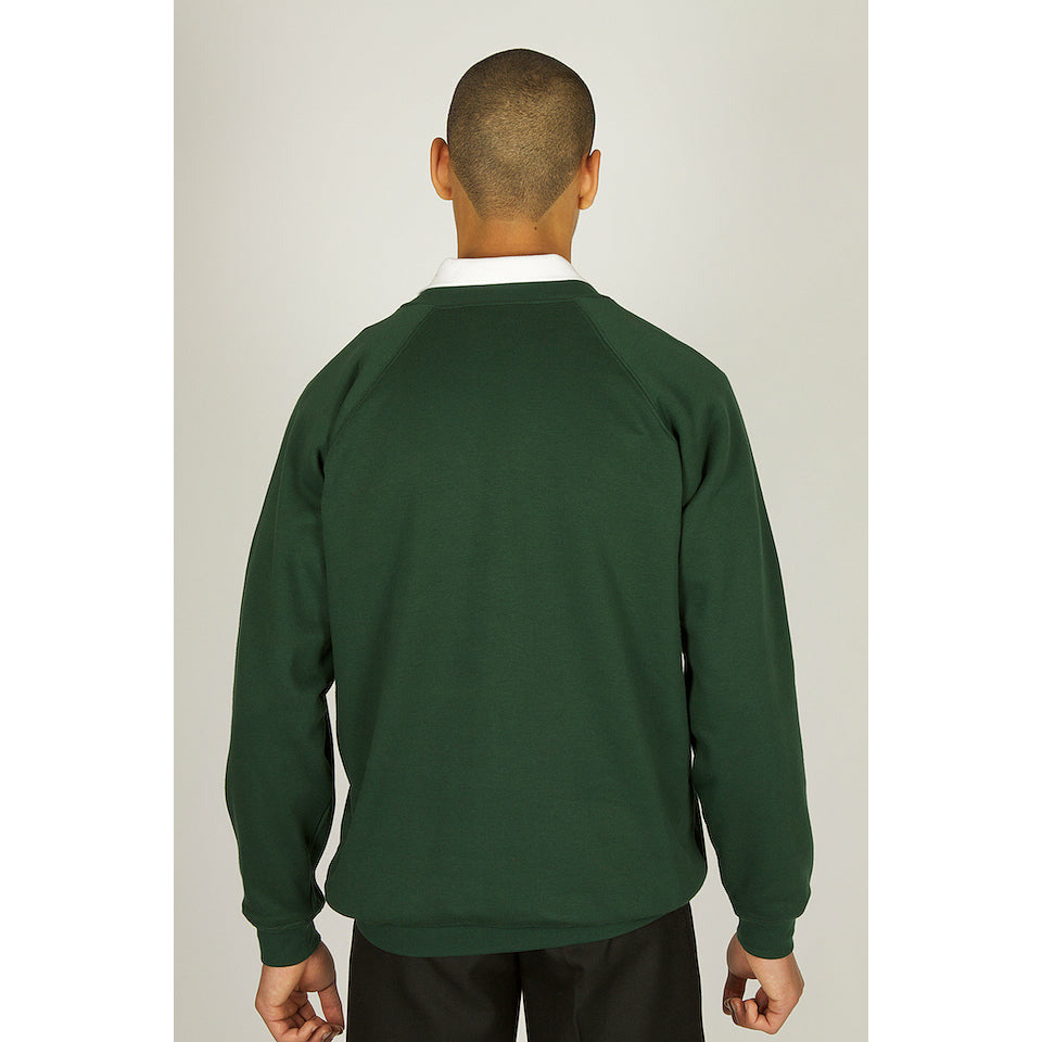 Sweatshirt - V-Neck Maroon