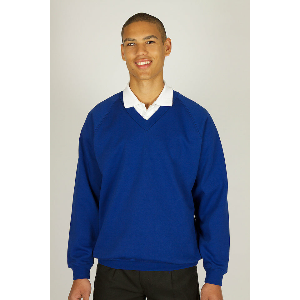 Sweatshirt - V-Neck Maroon