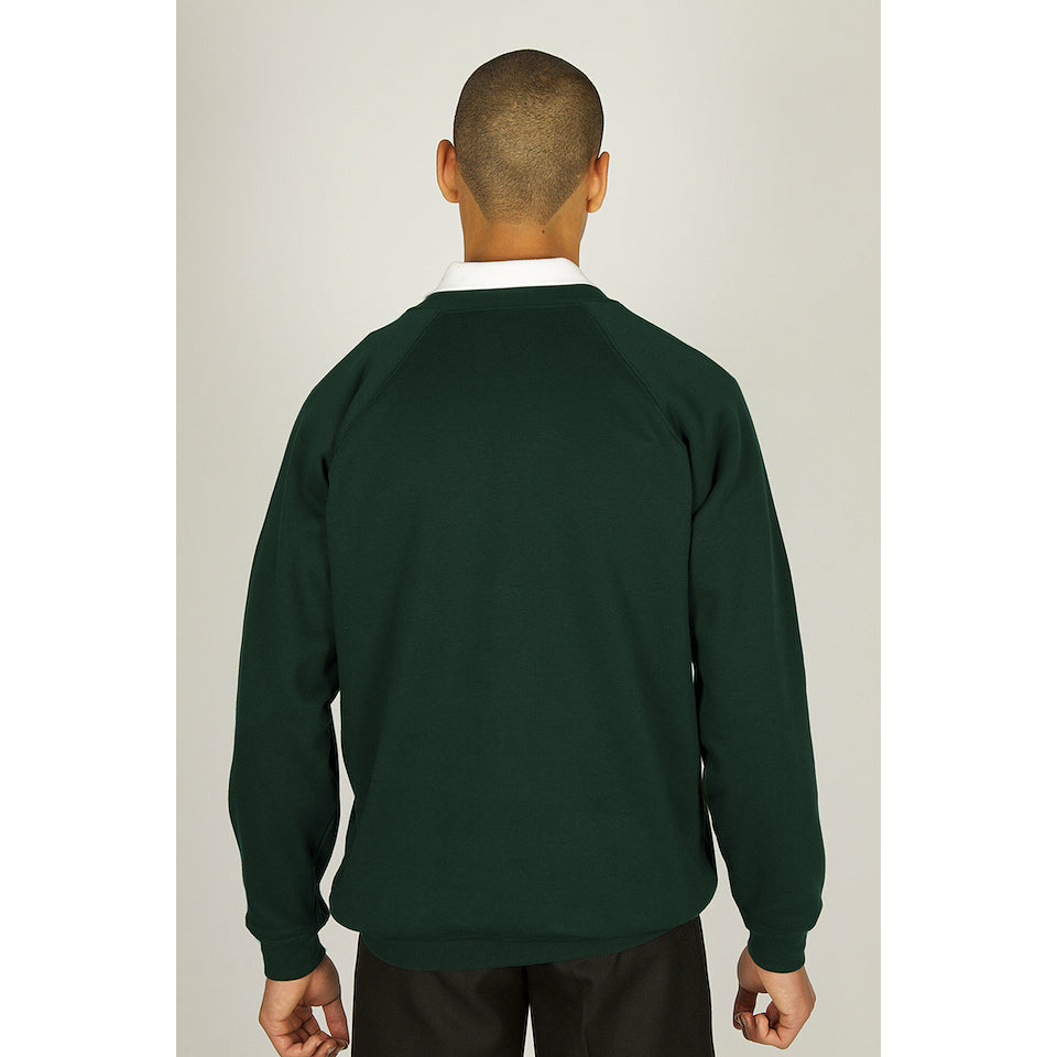 Sweatshirt - V-Neck Maroon