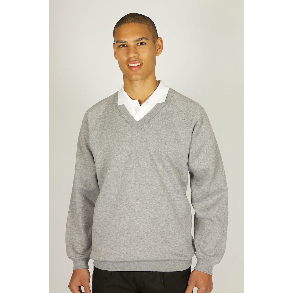 Sweatshirt - V-Neck Maroon