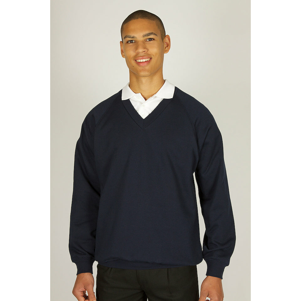 Sweatshirt - V-Neck Maroon