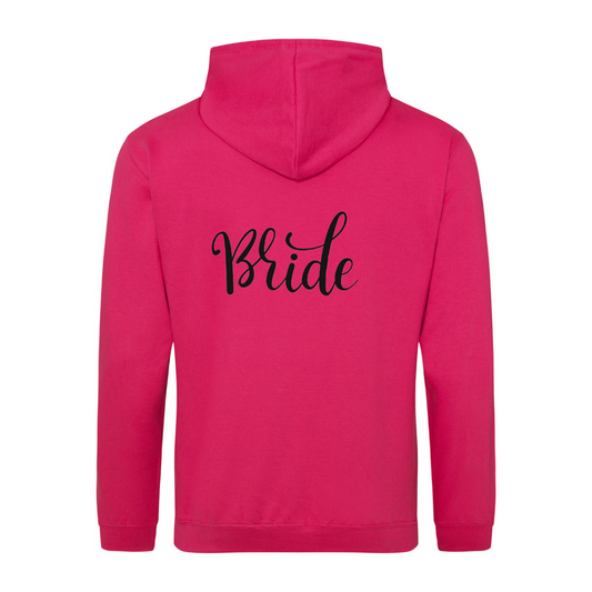 Bride / Bridesmaid Hoodie Hot Pink