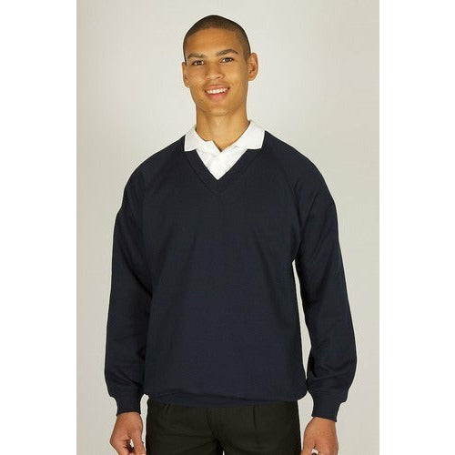 Sweatshirt - V-Neck Navy