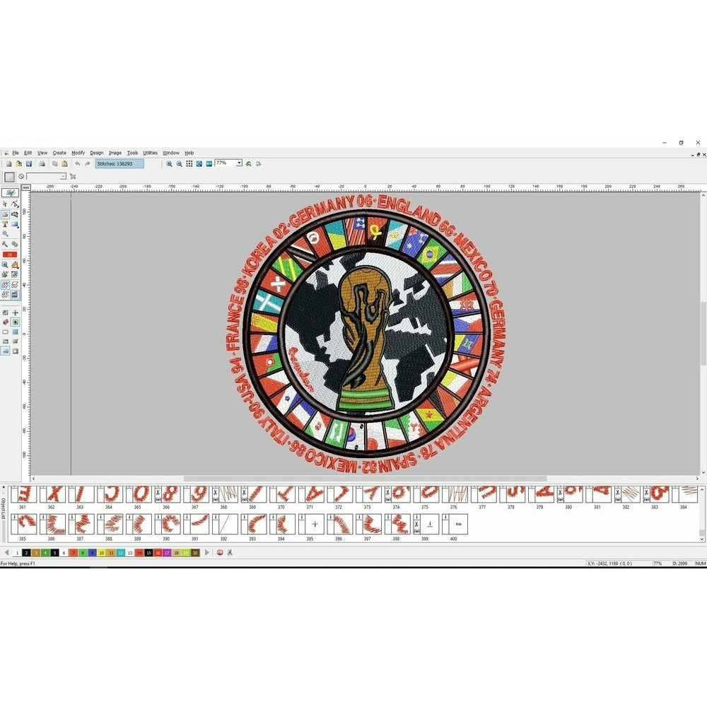 Design Set-Up / Digitising