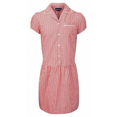 Gingham Dress - Ashley Red
