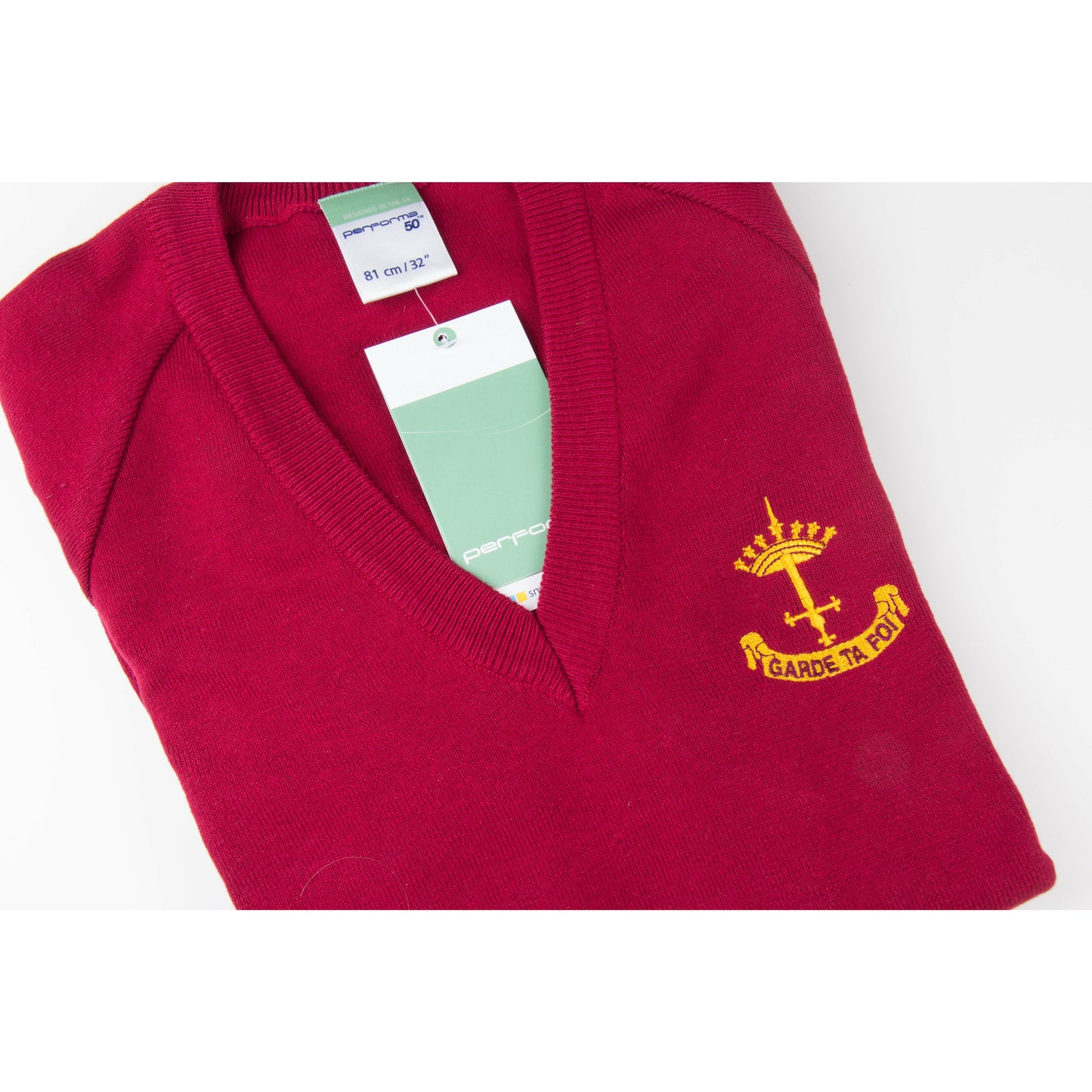 St. John Houghton Year 10+ Cherry V-Neck Pullover