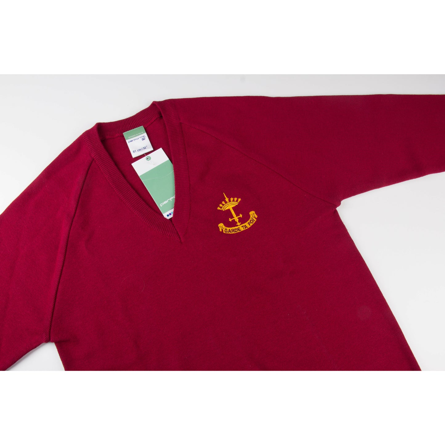 St. John Houghton Year 10+ Cherry V-Neck Pullover