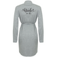 Personalised Bride & Bridesmaid 100% Cotton Dressing Gown / Robe - Wedding Collection