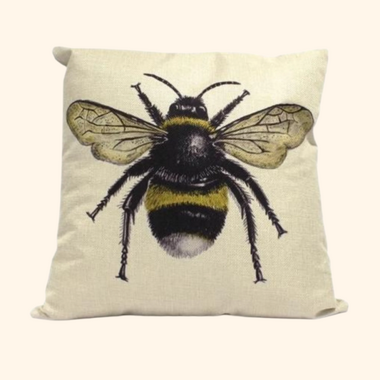 Personalised Cushion Cover 40cm x 40cm - Bumble Bee