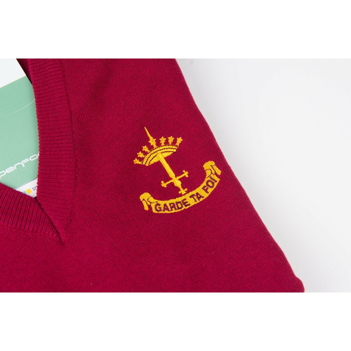 St. John Houghton Year 10+ Cherry V-Neck Pullover