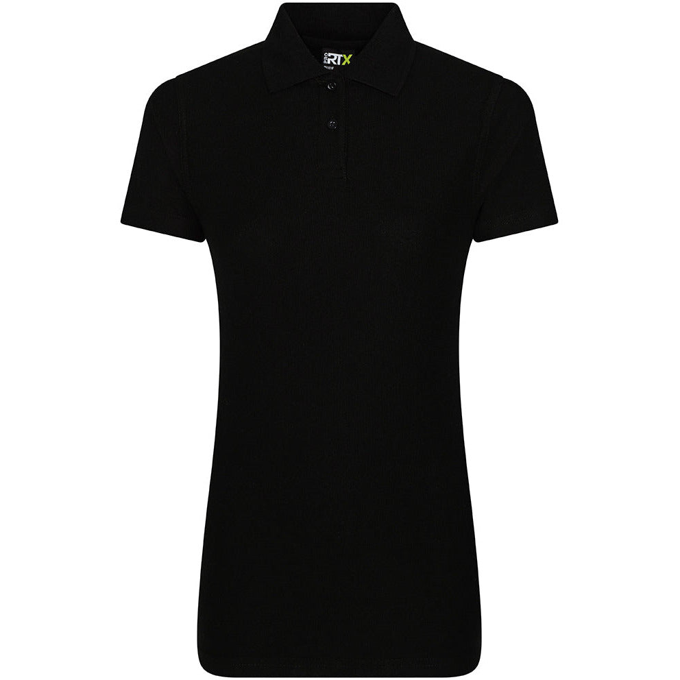 Pro RTX Ladies Pro Piqué Polo Shirt - Black