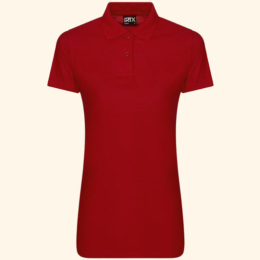 Pro RTX Ladies Pro Polyester Polo Shirt - Red