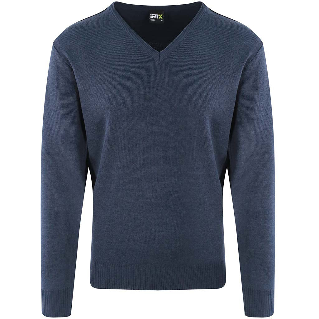 Pro RTX Pro Acrylic V Neck Sweater - Navy
