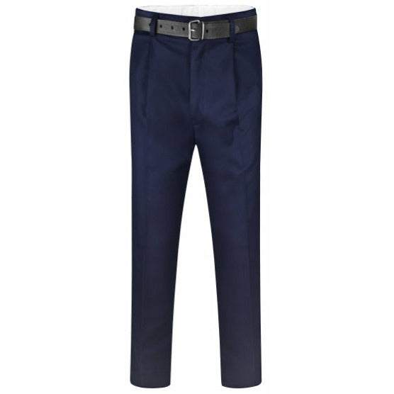 senior boys slim cut trouser navy