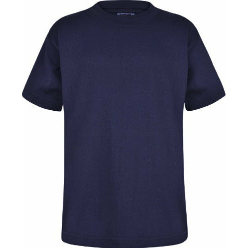 T-Shirt - Age 2- 14 - Plain - Navy