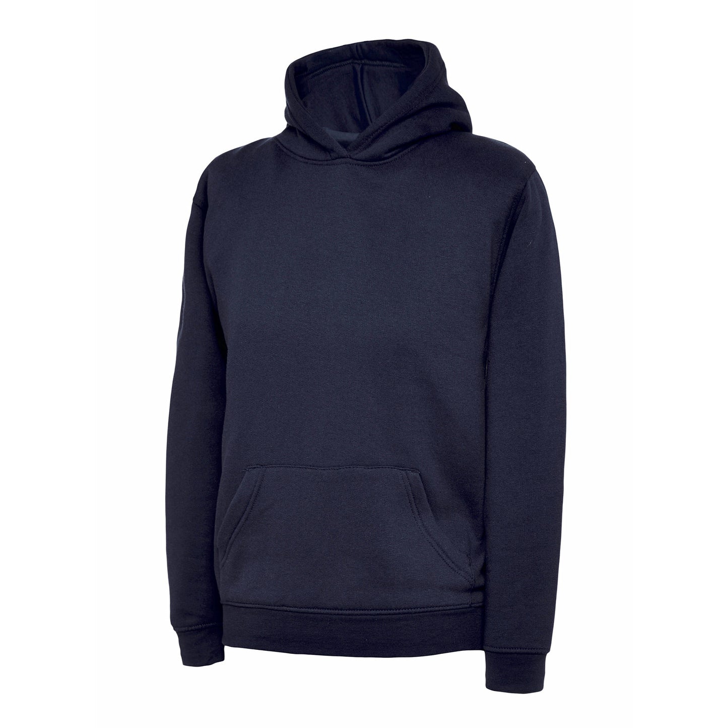 Hoodie - Age 3 - 13 - Plain - Navy