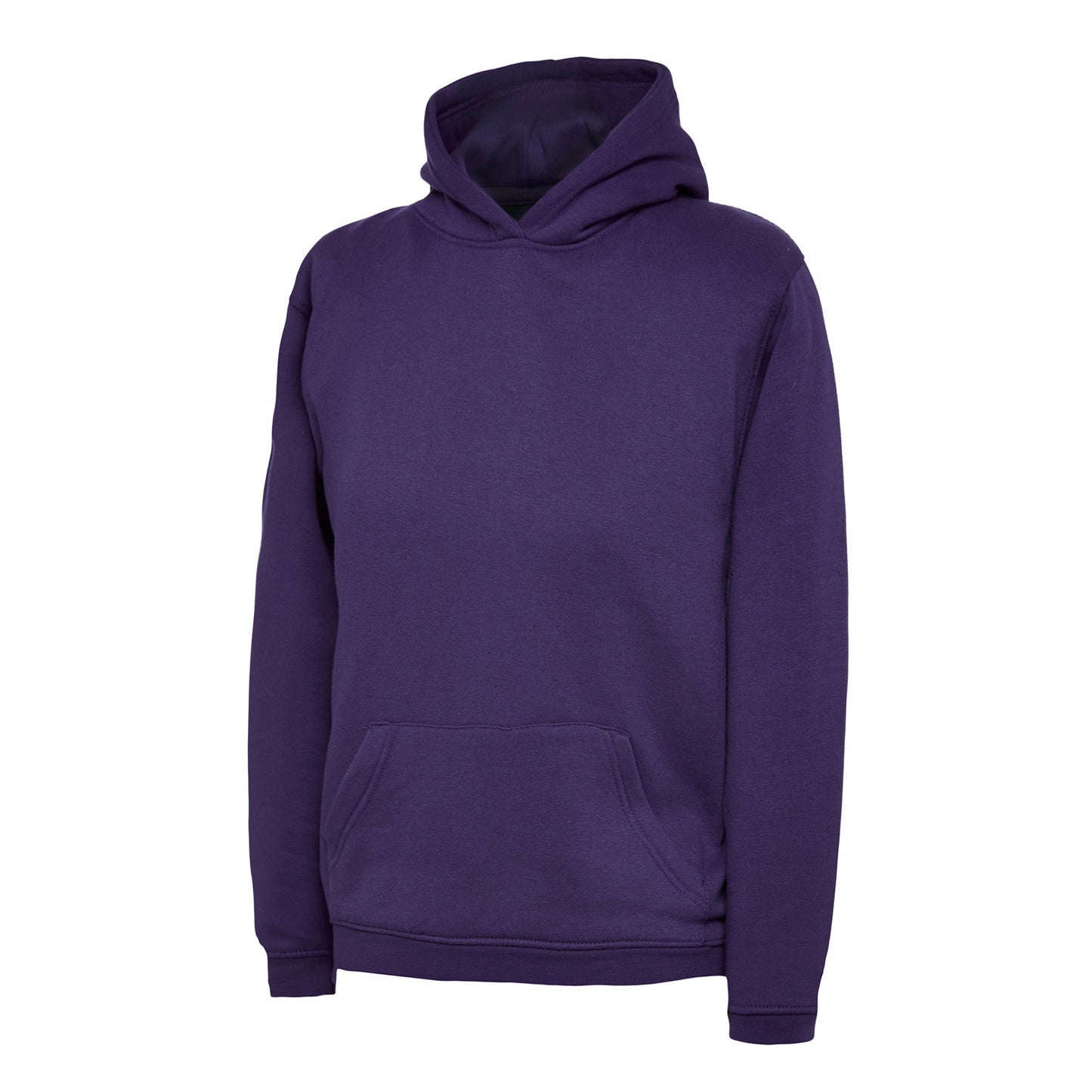 Hoodie - Age 3 - 13 - Plain - Purple