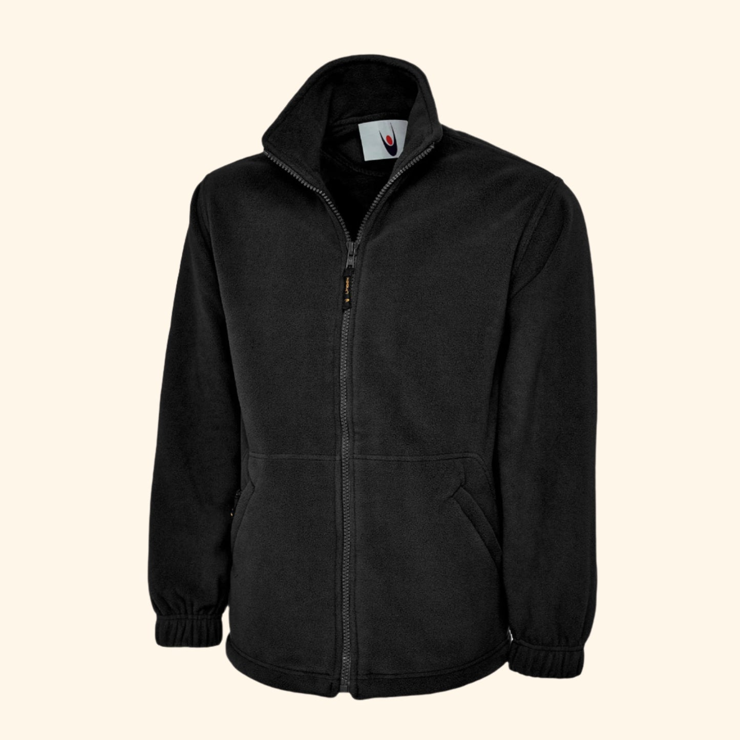 Classic Full Zip Micro Fleece Jacket Black
