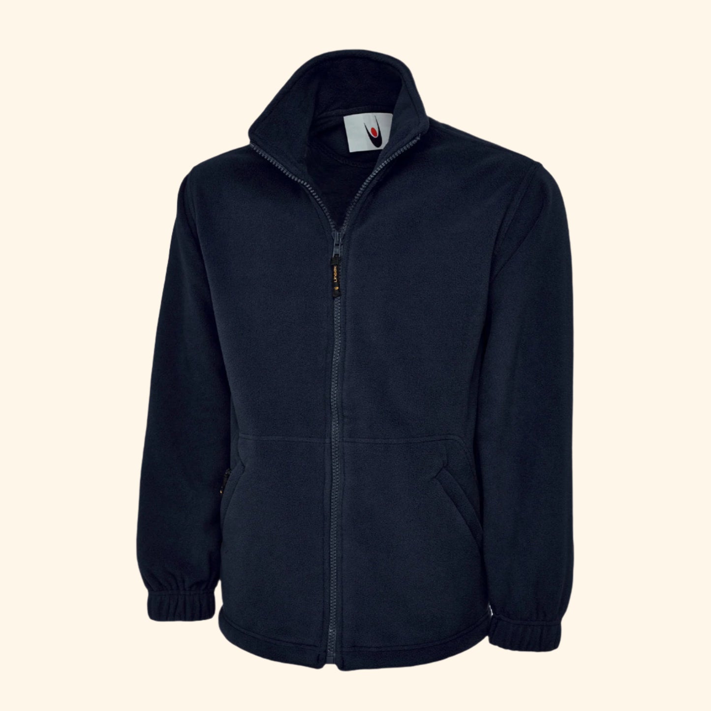 Classic Full Zip Micro Fleece Jacket Navy