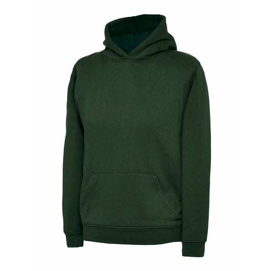 The UX Children’s Hooded Sweatshirt - Bottle Green