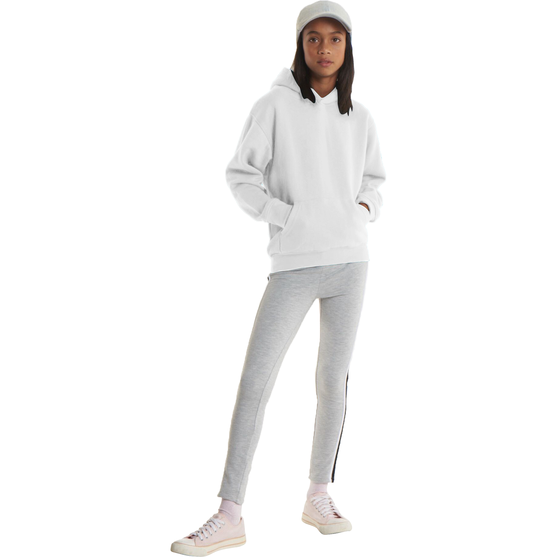 The UX Children’s Hooded Sweatshirt - White