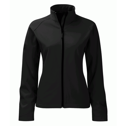 AMBER: PANACEA LADIES SOFT SHELL - BLACK