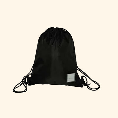 PE Kit Bag - Plain - Black