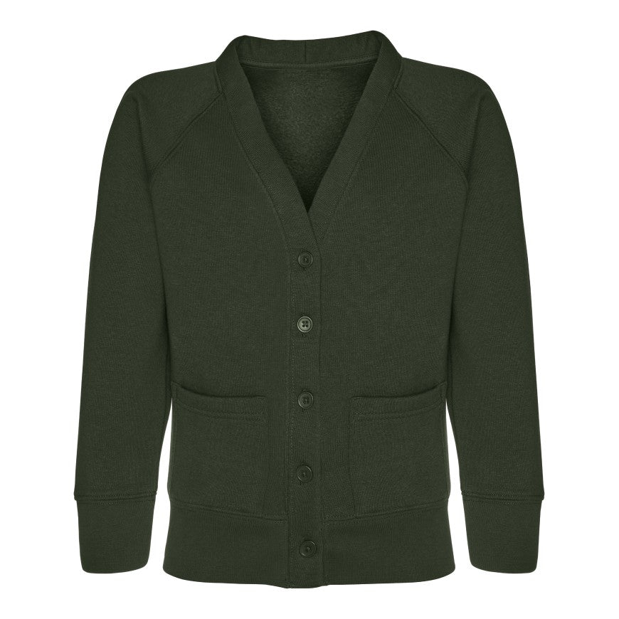 Sweatshirt Cardigan - Age 2 - 11 - Plain - Bottle