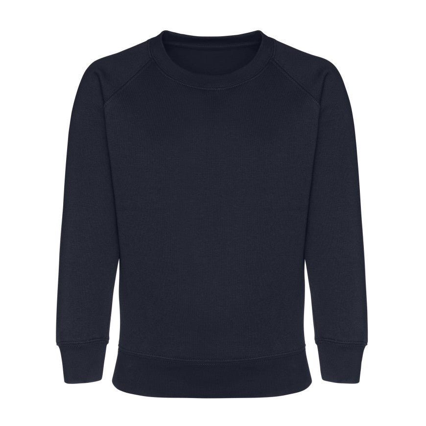 Sweatshirt - Age 2 - 14 - Plain - Dark Navy